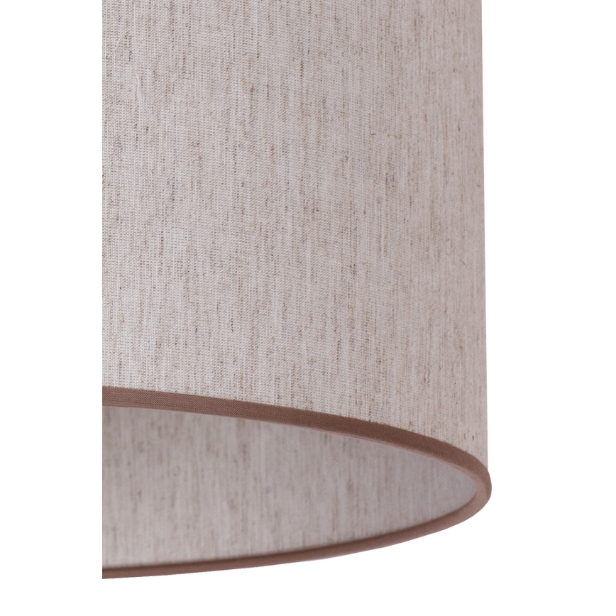 Duolla - Talna svetilka 1xE27/60W/230V pr. 44 cm bež/rjava
