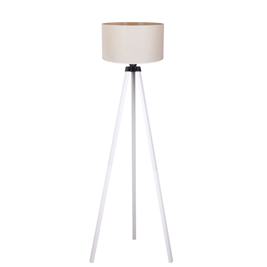 Duolla - Talna svetilka 1xE27/60W/230V pr. 44 cm krem barva/bela