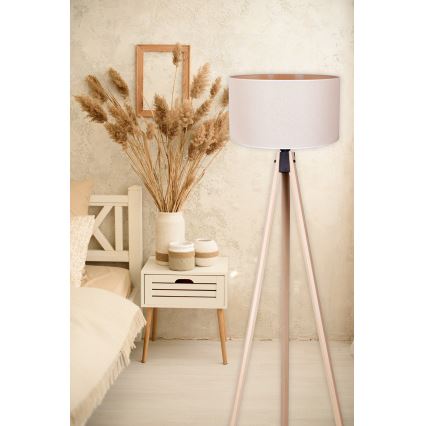 Duolla - Talna svetilka 1xE27/60W/230V pr. 44 cm krem barva/bež