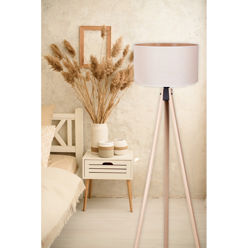 Duolla - Talna svetilka 1xE27/60W/230V pr. 44 cm krem barva/bež