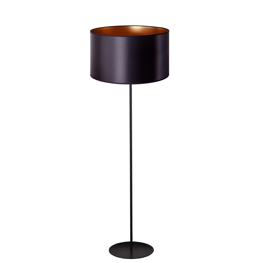 Duolla - Talna svetilka CANNES 1xE27/15W/230V pr. 45 cm črna/baker