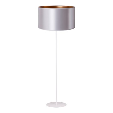 Duolla - Talna svetilka CANNES 1xE27/15W/230V pr. 45 cm srebrna/baker/bela