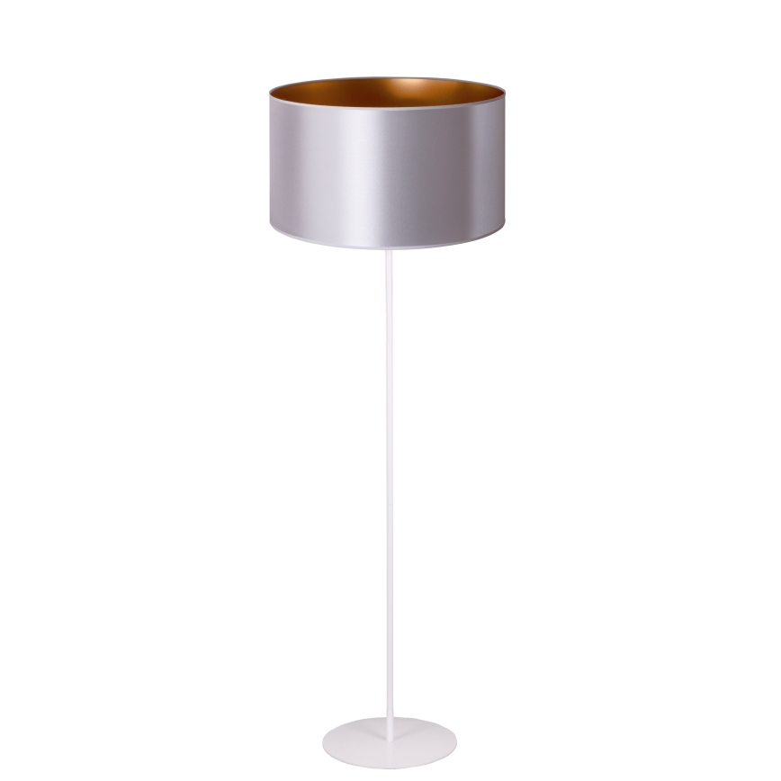Duolla - Talna svetilka CANNES 1xE27/15W/230V pr. 45 cm srebrna/baker/bela
