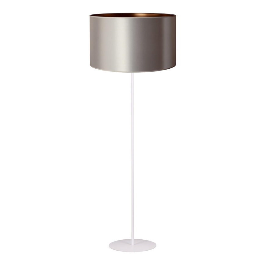 Duolla - Talna svetilka CANNES 1xE27/15W/230V pr. 45 cm srebrna/baker/bela