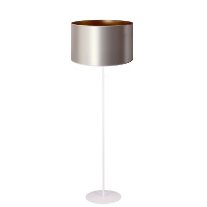 Duolla - Talna svetilka CANNES 1xE27/15W/230V pr. 45 cm srebrna/baker/bela