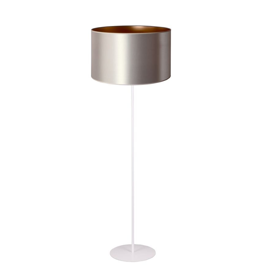 Duolla - Talna svetilka CANNES 1xE27/15W/230V pr. 45 cm srebrna/baker/bela