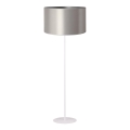 Duolla - Talna svetilka CANNES 1xE27/15W/230V pr. 45 cm srebrna/bela