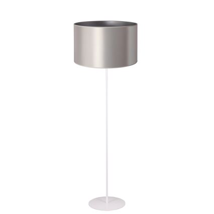 Duolla - Talna svetilka CANNES 1xE27/15W/230V pr. 45 cm srebrna/bela