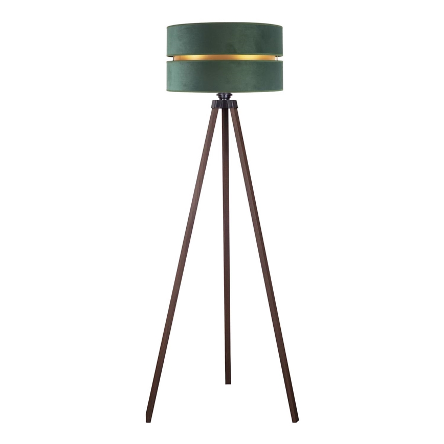 Duolla - Talna svetilka DUO 1xE27/60W/230V pr. 44 cm zelena/rjava