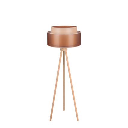 Duolla - Talna svetilka WOOD BOHO 1xE27/15W/230V pr. 45 cm baker/rjava/bež