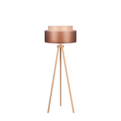 Duolla - Talna svetilka WOOD BOHO 1xE27/15W/230V pr. 45 cm baker/rjava/bež