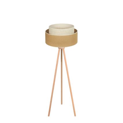 Duolla - Talna svetilka YUTE BOHO 1xE27/15W/230V pr. 45 cm rjava/krem barva