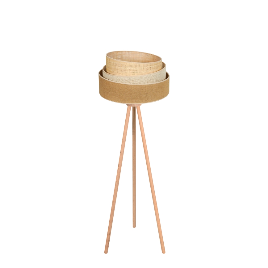 Duolla - Talna svetilka YUTE TRIO 1xE27/15W/230V pr. 45 cm rjava/siva/bež