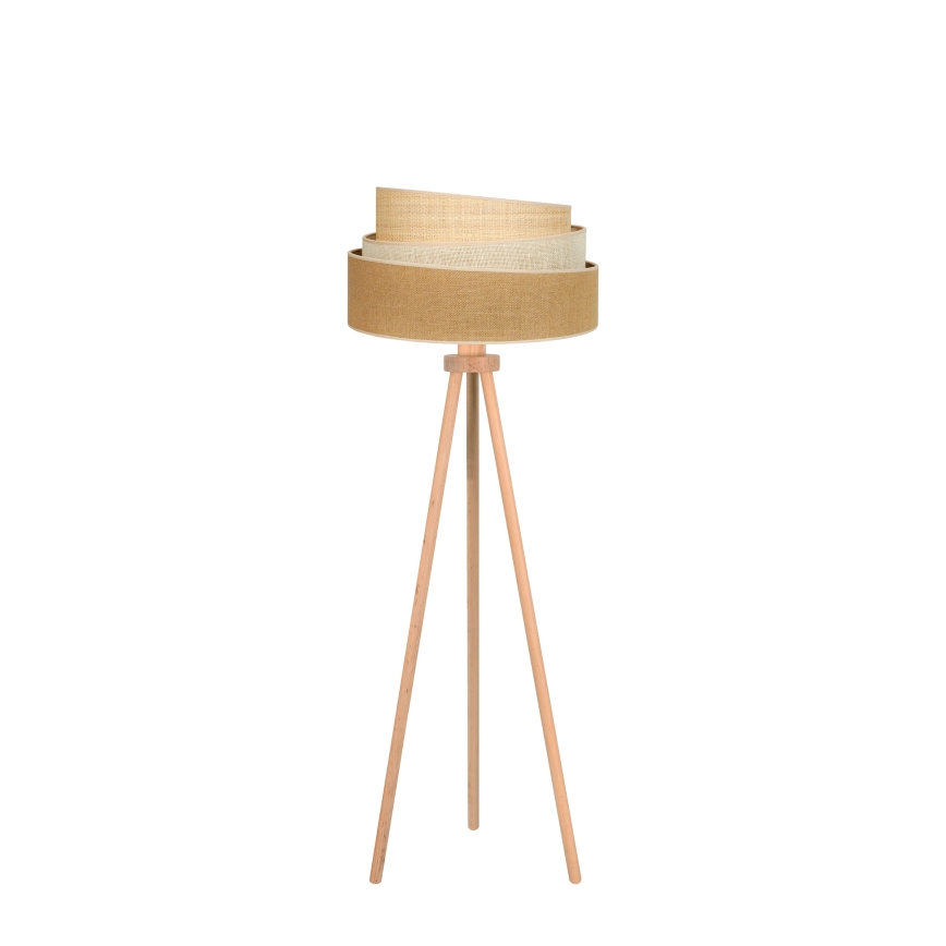 Duolla - Talna svetilka YUTE TRIO 1xE27/15W/230V pr. 45 cm rjava/siva/bež