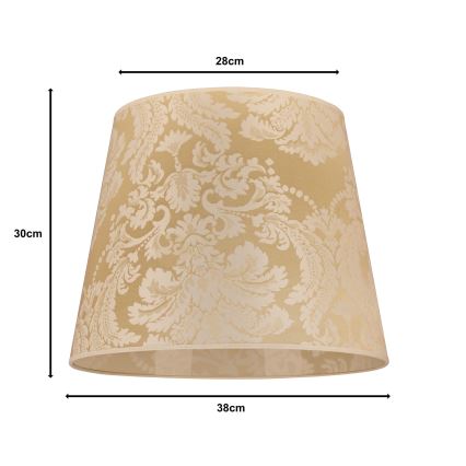 Duolla - Univerzalni senčnik CLASSIC L E27 pr. 38 cm zlata