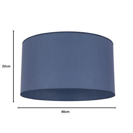 Duolla - Univerzalni senčnik ROLLER E27 pr. 40 cm modra