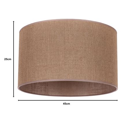 Duolla - Univerzalni senčnik ROLLER E27 pr. 50 cm rjava
