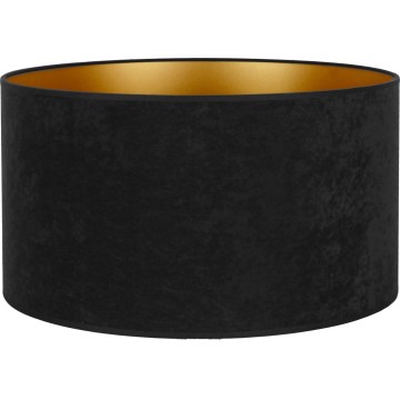 Duolla - Univerzalni senčnik VELVET E27 pr. 35 cm črna/zlata