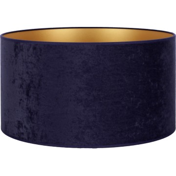 Duolla - Univerzalni senčnik VELVET E27 pr. 35 cm modra/zlata