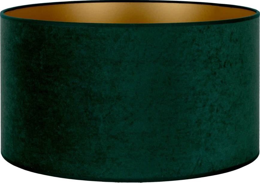 Duolla - Univerzalni senčnik VELVET E27 pr. 35 cm zelena/zlata