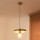 Duolla - Viseča svetilka na kablu IRONLINE 1xE27/15W/230V, Ø 30 cm, bežna/bakrena