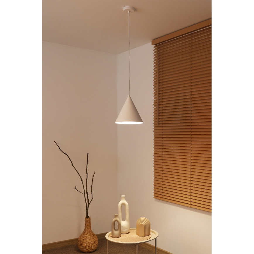 Duolla - Viseča svetilka na kablu IRONLINE 1xG9/3W/230V Ø 25 cm, bela