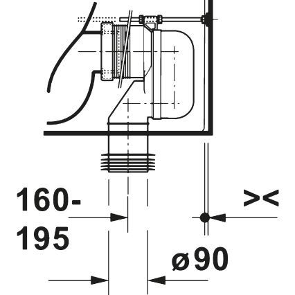 Duravit 20600900002 - kompakten WC D-CODE, keramika/sijajna bela