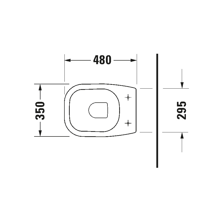 Duravit 21080900002 - Stoječa WC školjka D-CODE keramika/sijajno bela