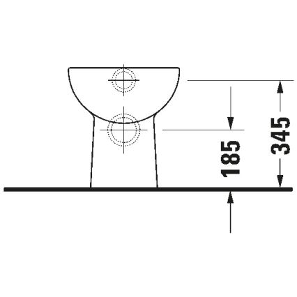 Duravit 21080900002 - Stoječa WC školjka D-CODE keramika/sijajno bela