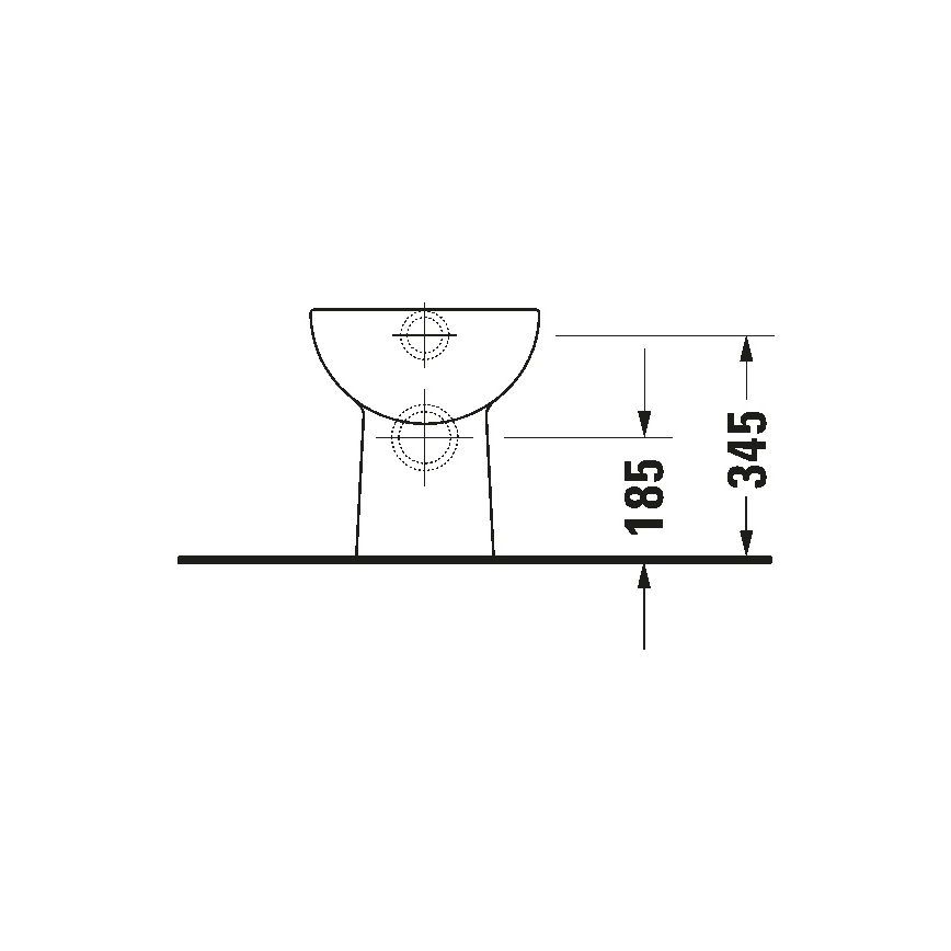 Duravit 21080900002 - Stoječa WC školjka D-CODE keramika/sijajno bela