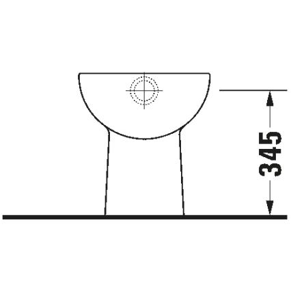 Duravit 21100100002 - Stoječa WC školjka D-CODE keramika/sijajna bela