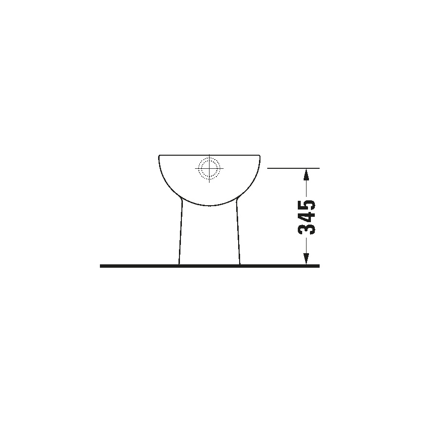 Duravit 21100100002 - Stoječa WC školjka D-CODE keramika/sijajna bela