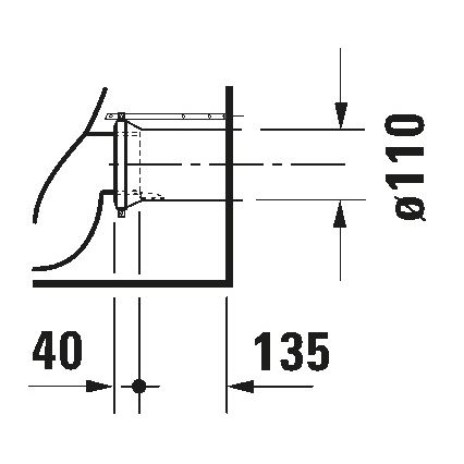 Duravit 21150900002 - Stoječa WC školjka D-CODE keramika/sijajna bela