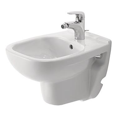 Duravit 22371500002 - Viseči bide D-CODE keramika/visoko sijajna bela