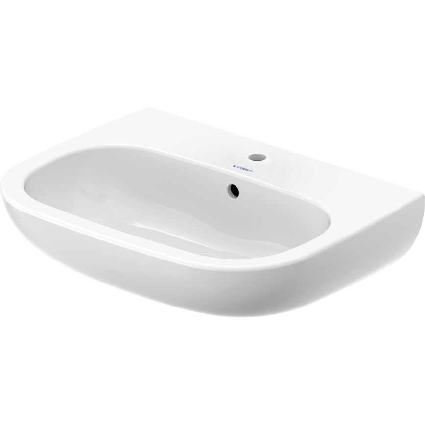 Duravit 23106000002 - Stenski umivalnik D-CODE 60x46 cm keramika/sijajna bela