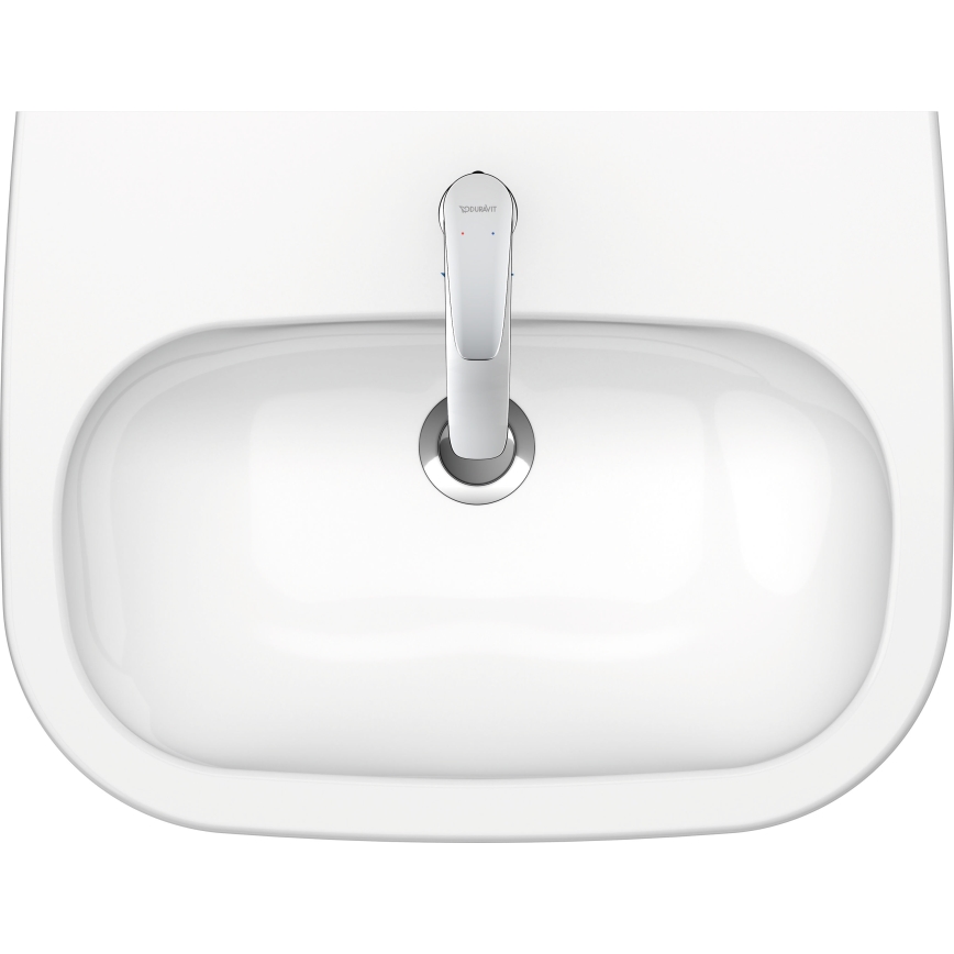 Duravit 23106000002 - Stenski umivalnik D-CODE 60x46 cm keramika/sijajna bela