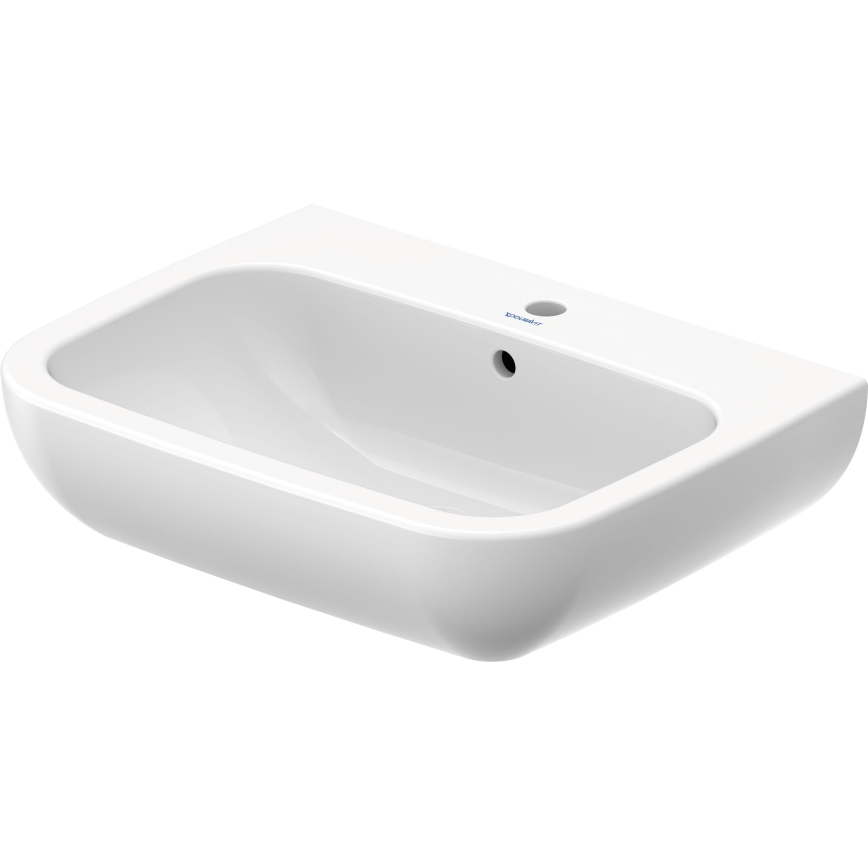 Duravit 23106500002 - Viseči umivalnik D-CODE 65x50 cm, keramičen, sijajno bel