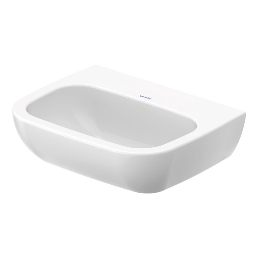 Duravit 23115500702 - Stenski umivalnik D-CODE 55x43 cm keramika/sijajna bela