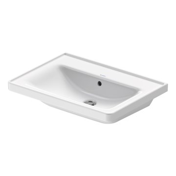 Duravit 2367650060 - Stenski umivalnik D-NEO 65 x 48 cm keramika/sijajna bela