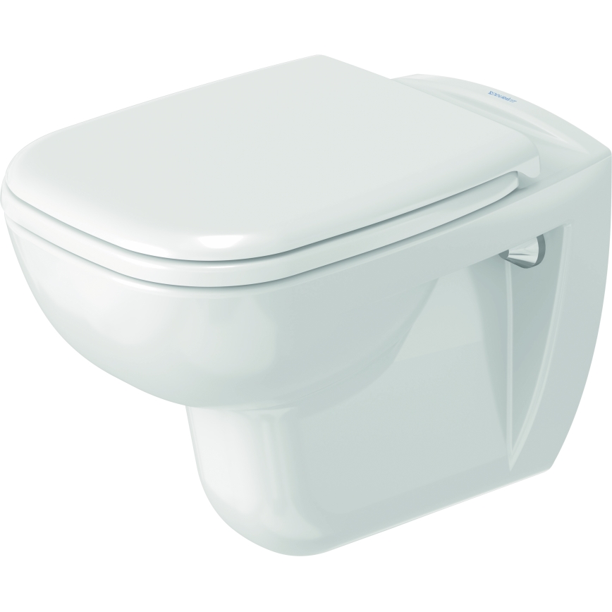 Duravit 25350900002 - Stenska WC školjka D-CODE keramika/sijajna bela