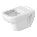 Duravit 25700920002 - Viseče Rimless WC D-CODE, keramika/sijajna bela
