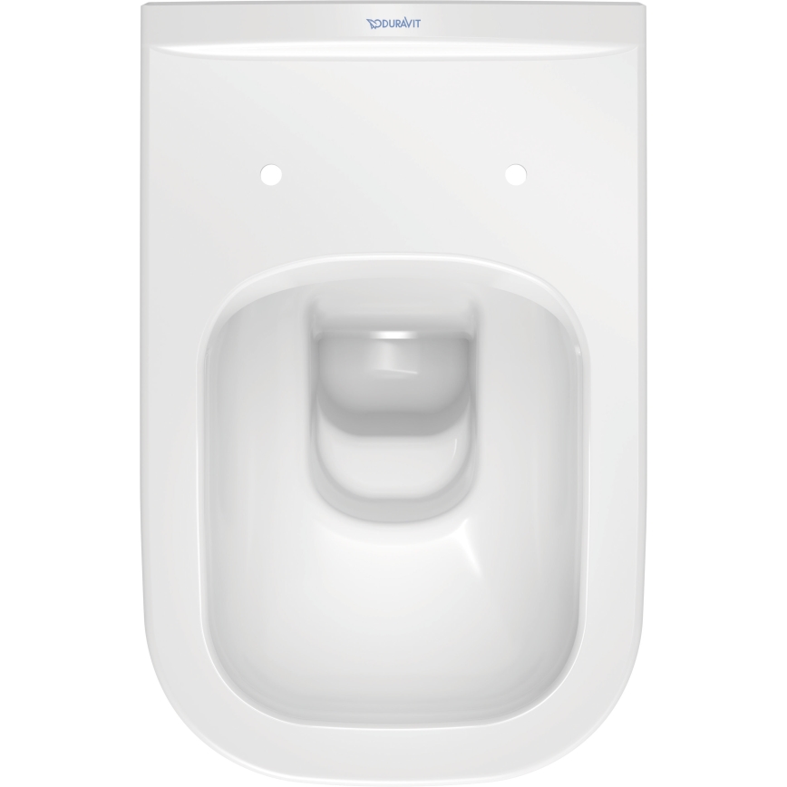 Duravit 25700920002 - Viseče Rimless WC D-CODE, keramika/sijajna bela
