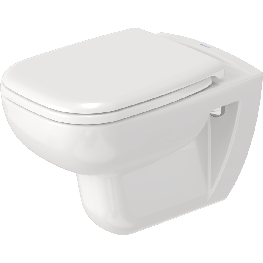 Duravit 25700920002 - Viseče Rimless WC D-CODE, keramika/sijajna bela