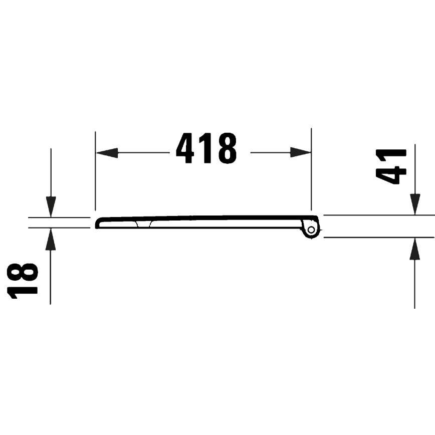 Duravit 28210000 - WC-sedež D-CODE 37,4x43,3 cm, bel