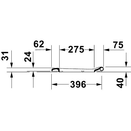 Duravit 28310000 - Toaletno sedalo D-CODE 37,4x42 cm belo