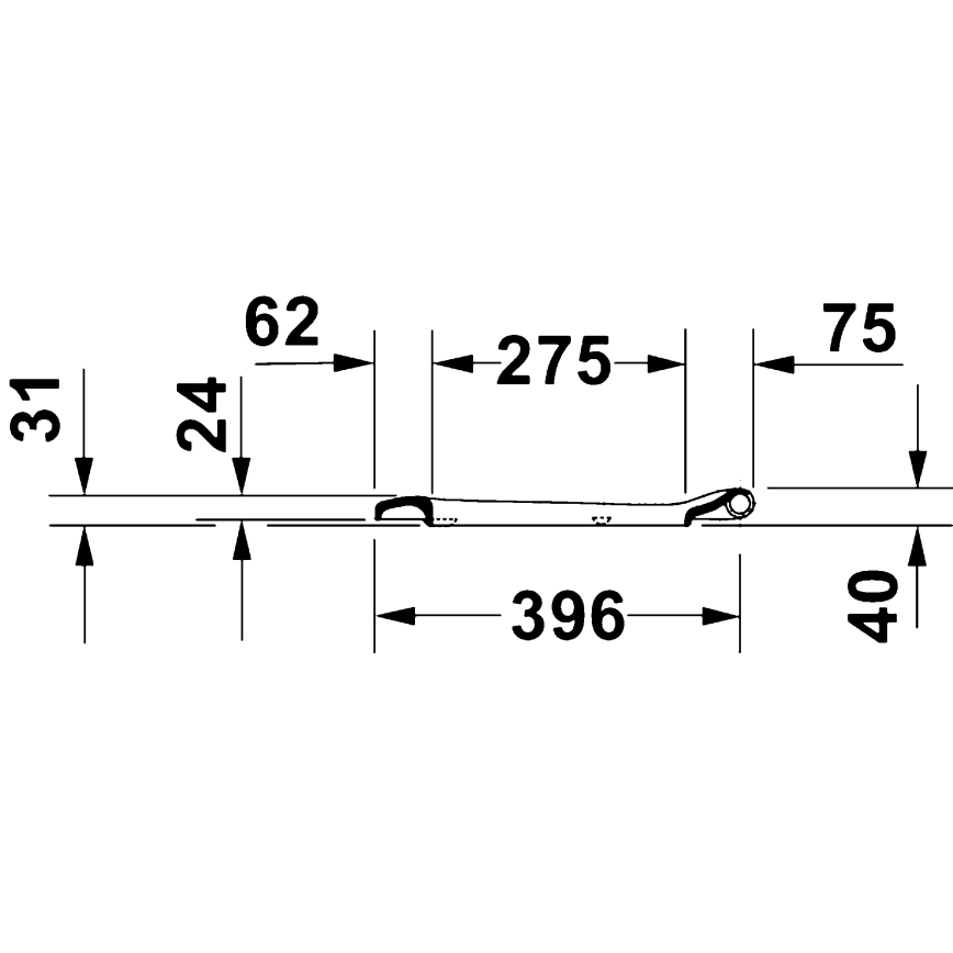 Duravit 28310000 - Toaletno sedalo D-CODE 37,4x42 cm belo