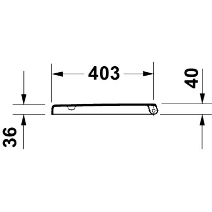 Duravit 28310000 - Toaletno sedalo D-CODE 37,4x42 cm belo