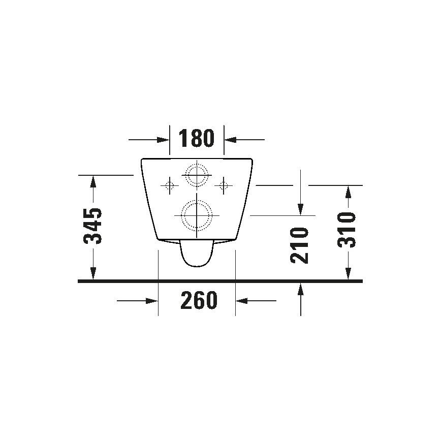 Duravit 29030900212 - Viseča WC školjka Rimless D-CODE, keramika, visok sijaj, bela
