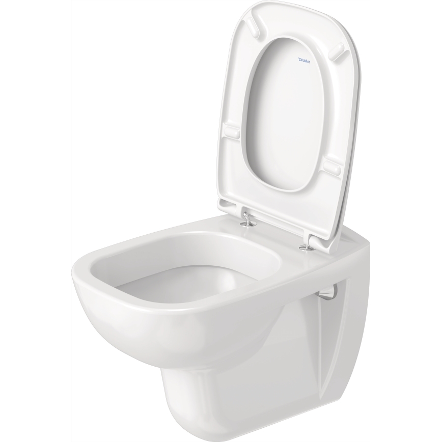 Duravit 45350900A1 - Viseča WC školjka D-CODE z WC sedežem SoftClose, keramika/sijajno bela