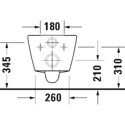 Duravit 49030900B2 - Viseča WC školjka D‑CODE s sedežno desko, keramika/sijajna bela